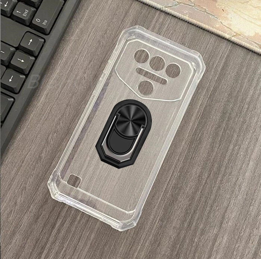 Shockproof Ring Holder For Oukitel WP38 WP 38 6.52" Oukitel WP38 Case Soft Silicone TPU Protective Holder Cover