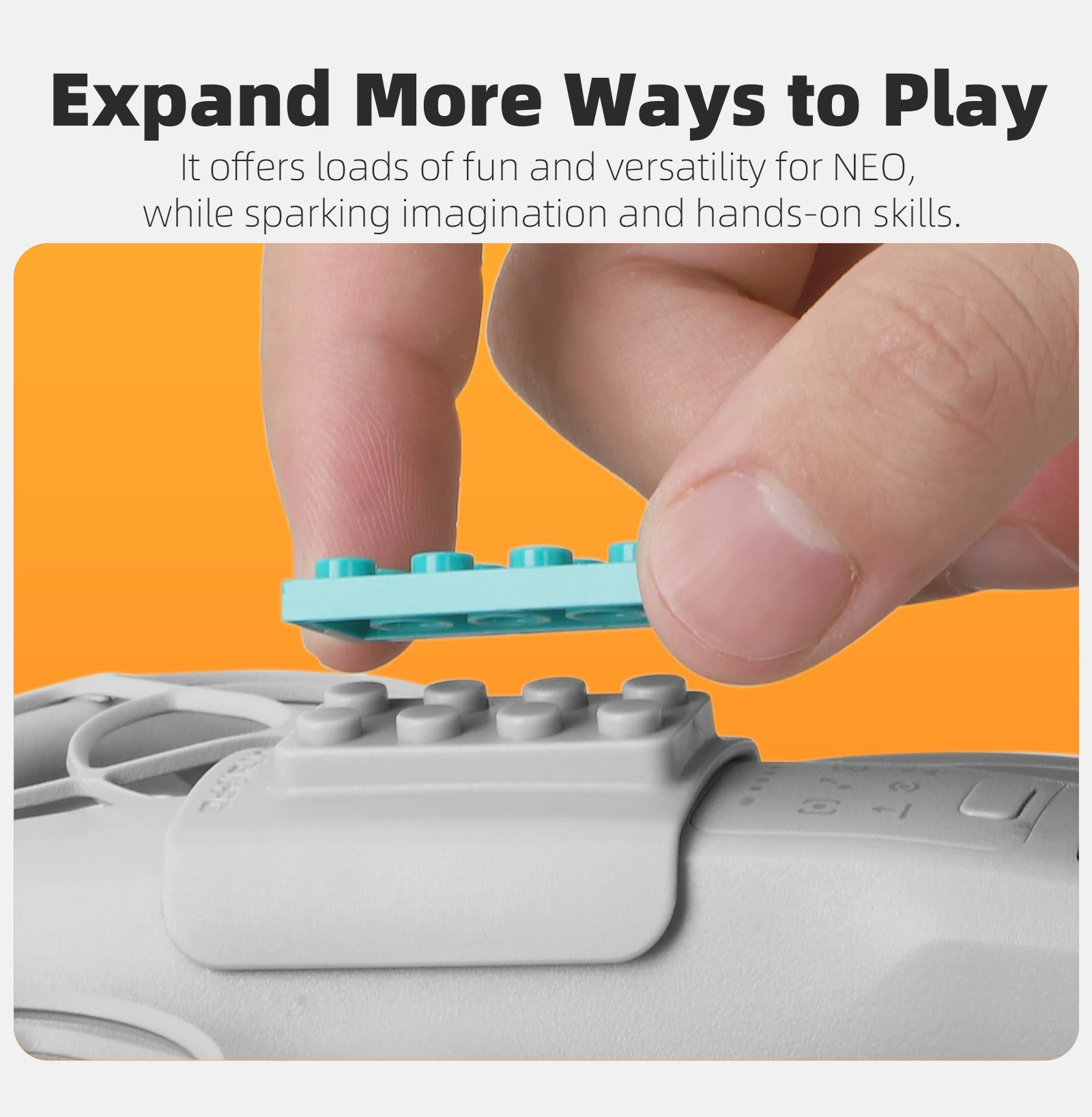 Description Picture 5 of itemSunnylife Toy Kits For DJI NEO Building Block Toy Extension Parts Fun Assembly Following Shooting for DJI NEO Drone Accessories
