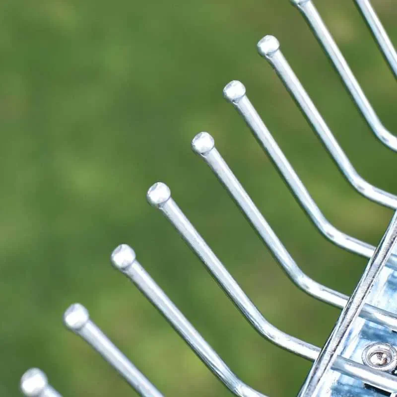 Thickened Telescopic Climb Lawn Garden Tool Hardware Products Household Stainless Steel Rake Garden Cleaning Tools Leaf Sweeper