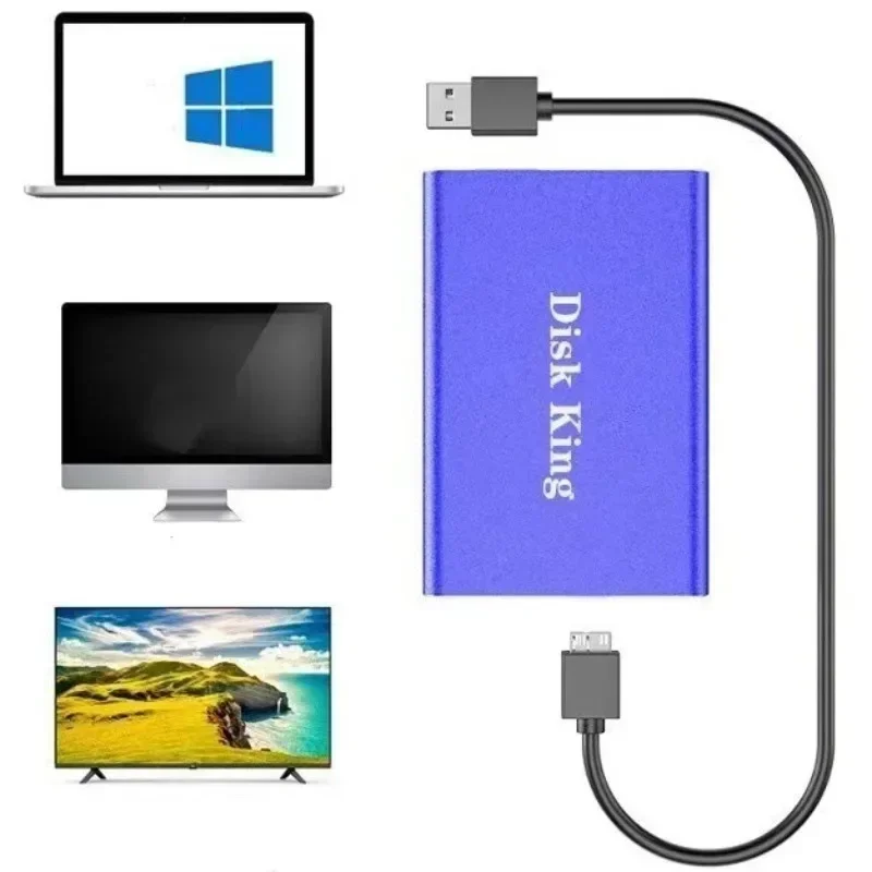 Portable SSD 1TB External Hard Drive High-speed Mobile Solid State Drive External Storage Devices for PC/ Mac