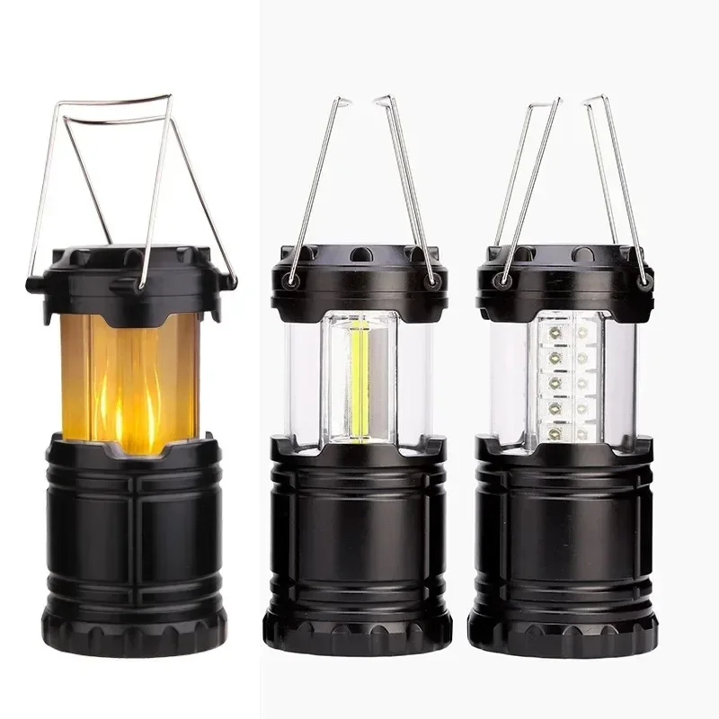 

Mini COB LED Tent Lamp Portable Lantern TelescopicTorch Camping Lamp Waterproof Emergency Light Powered Working Light