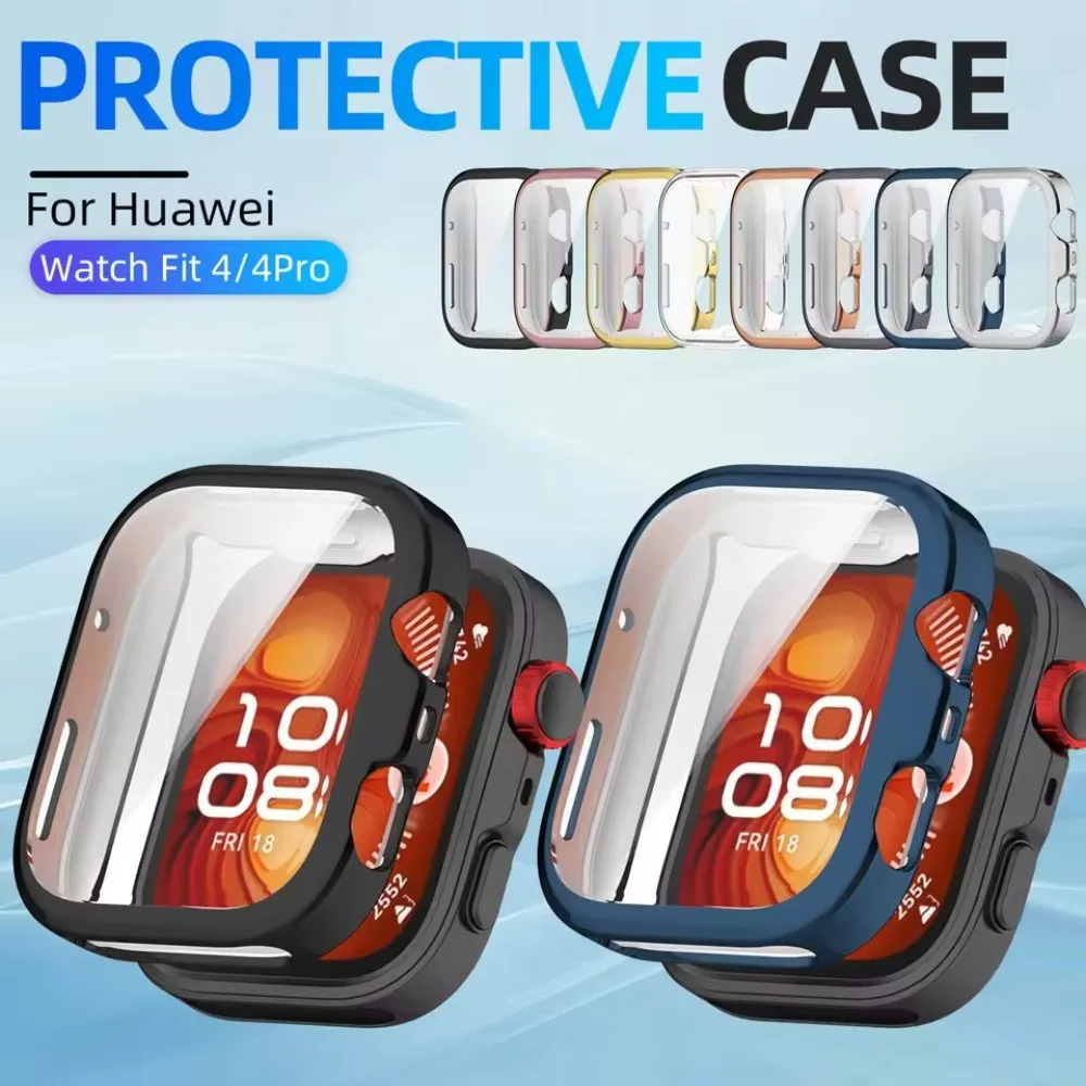 Enhanced HD Tempered Glass and PC Protective Case with Bumper Cover