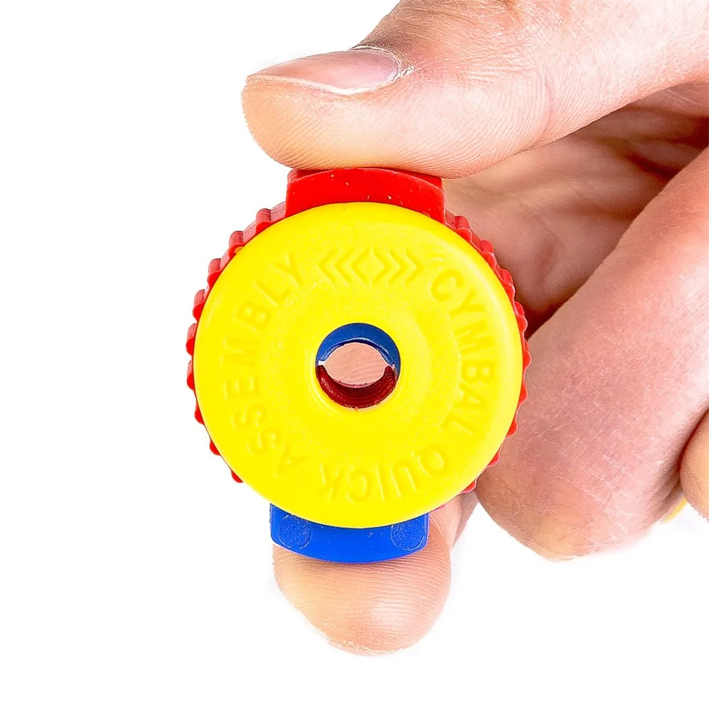 

Quick Release Cymbal Mate Push-On Design Lightweight Drum Kit Accessories Plastic Random Color 3.7x1.6cm Push-on Design
