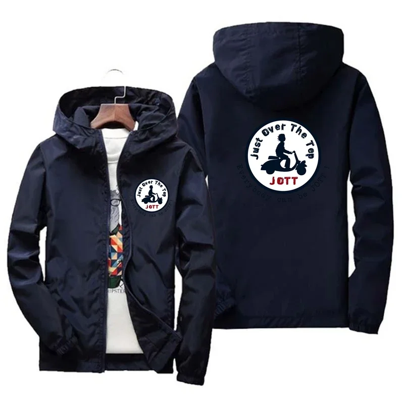 JOTT Spring/Summer 2024 New Pilot Jacket for Men and Women Casual Zipper Slim Zipper Windbreaker Men Hooded Jacket