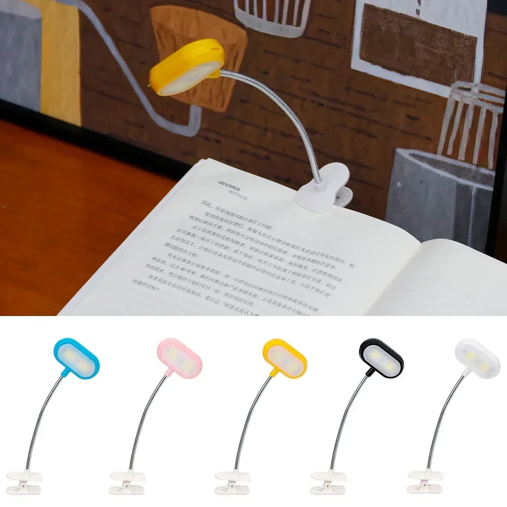 Clip Light LED Reading Lamp Portable Flexible Desk Lamp Battery Powered Eye Protection Night Light for Book Reading PC Laptop led light desk lamp night light book light led desk lamp