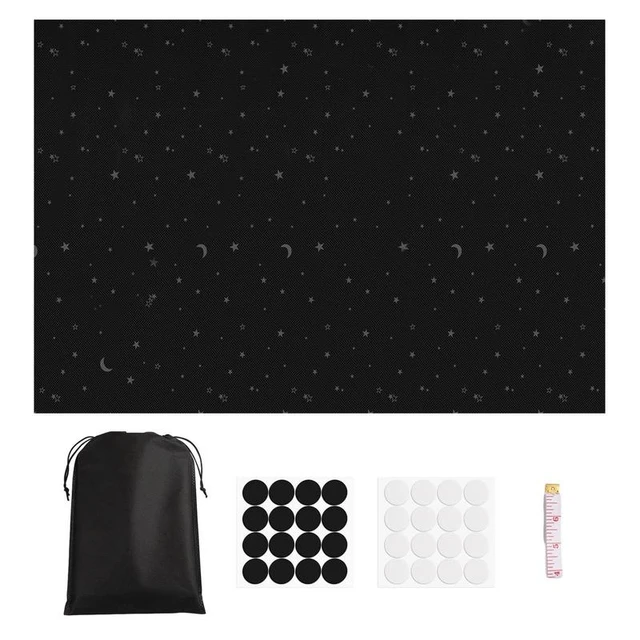 100% Blackout Curtains for Bedroom, Portable DIY Window Blinds, No Drill  Window Shades & Blackout Blinds with Stickers & Tabs for Baby Nursery