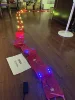 Colorful 10m LED tails for large 3D soft delta kite inflatable kite flying with lights 1