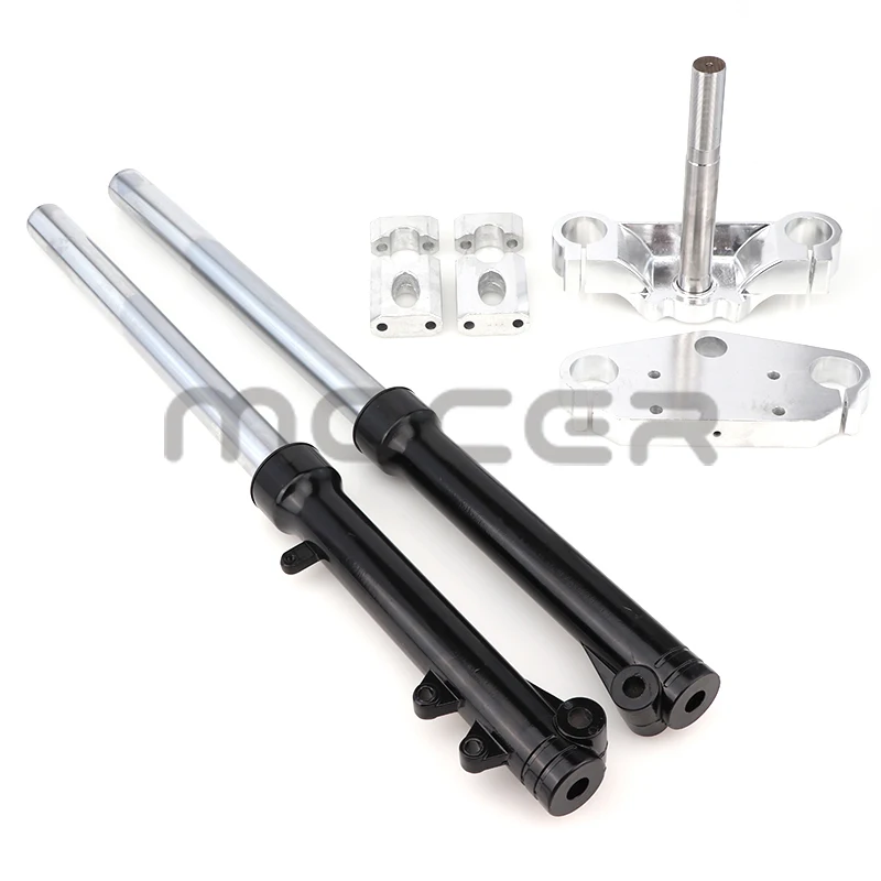 

High quality front fork shock absorber suspension used set for 125CC Apollo Flying Eagle Kawasaki Motocross Modified Parts
