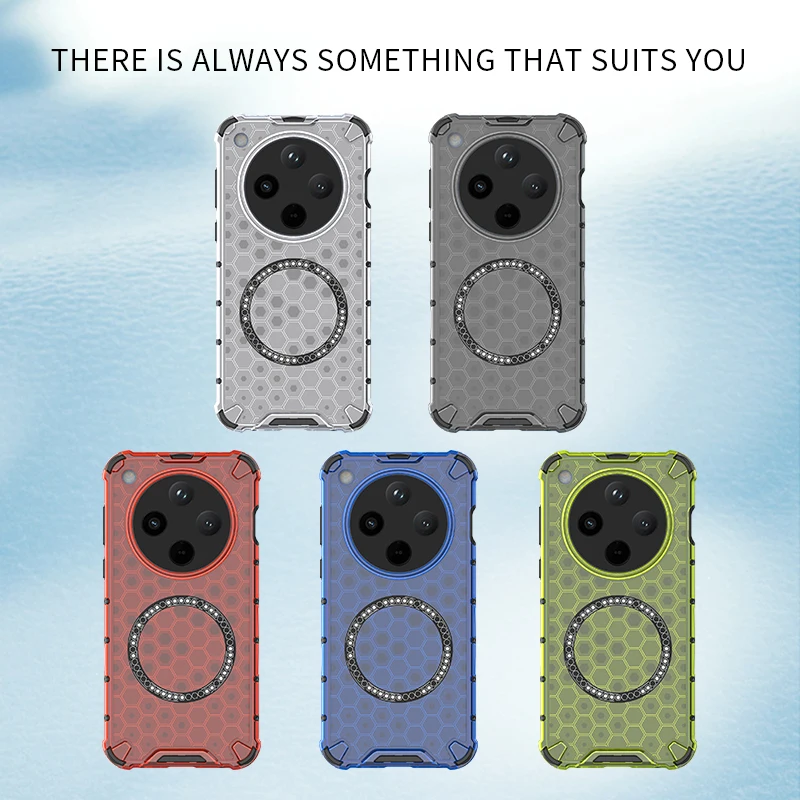Enhanced Magnetic Ring Phone Case with Lens Protection and Shockproof Coverage