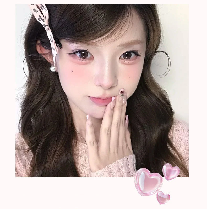 Description Picture 3 of itemGirl Blush Single Color Matte Makeup Eyeshadow Palette Cheek Contour Lip Tint Multi-purpose Cream 3 in 1 Makeup Rouge Cosmetics