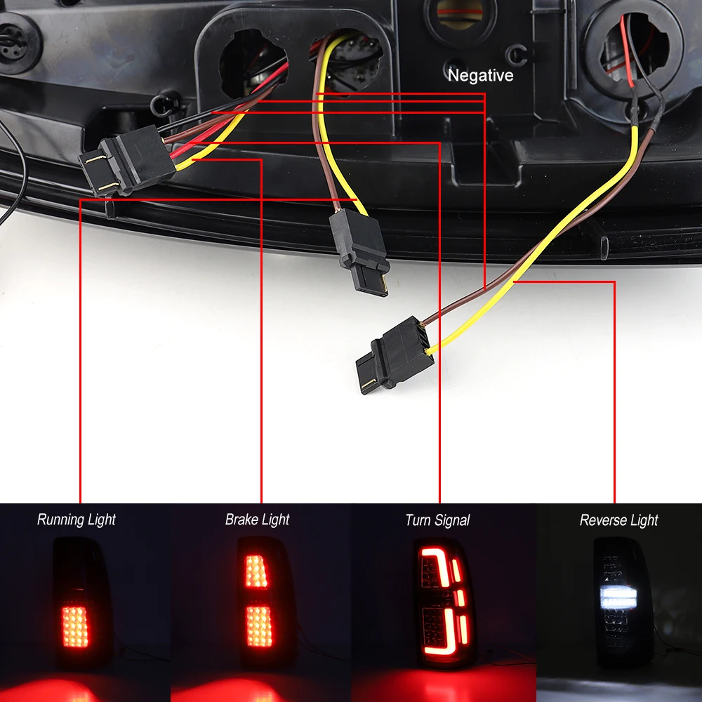 CMVT Auto Third 3rd Brake Light, TIME TUNNEL Sequential LED High Mount