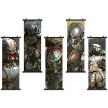 

Classic Home Decoration Movie Canvas Pictures Predator Poster Print Wall Art Plastic Scroll Hanging Painting Bedside Background