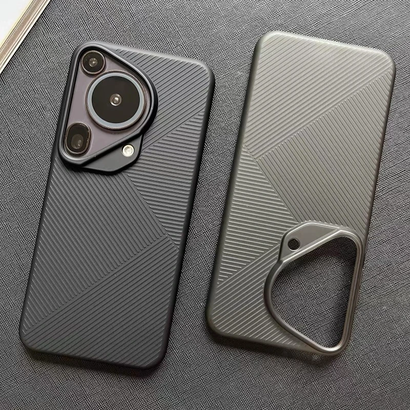 Geometric Matte Clear Stripe Slim Phone Case - Simple & Stylish Bumper