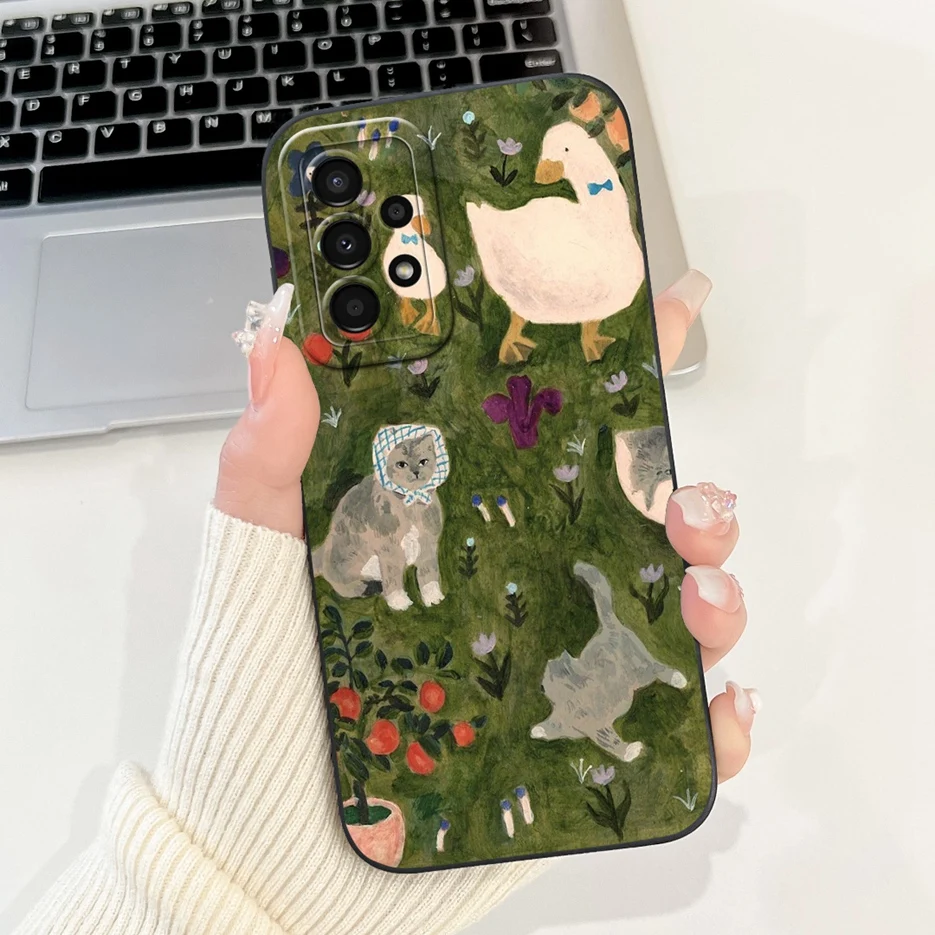 Cute Animals Cartoon Soft TPU Phone Case Cover