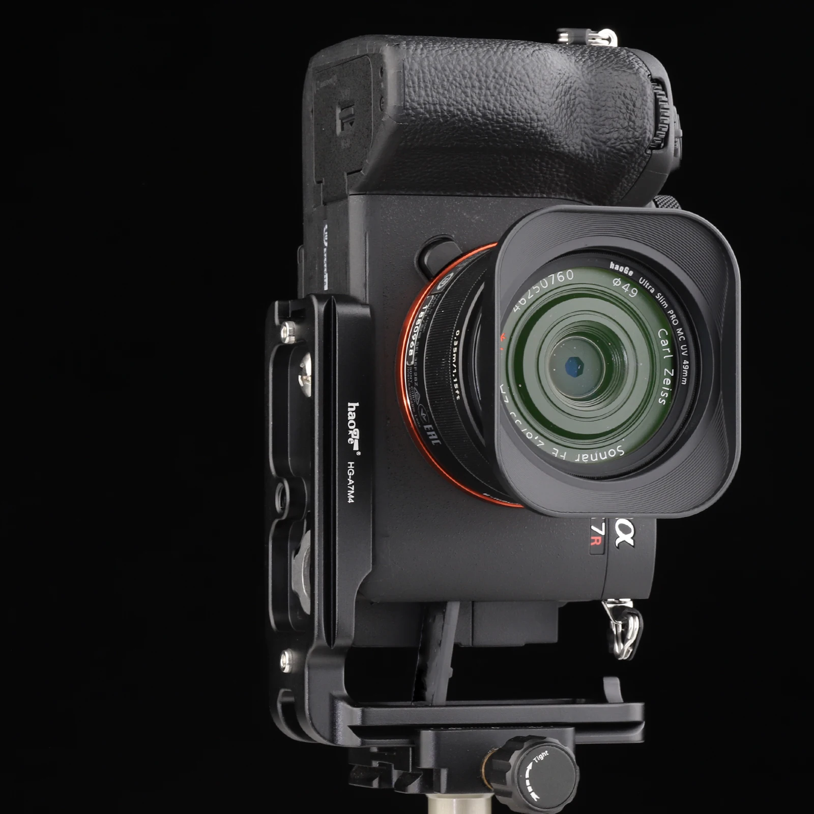 Haoge Psl-a7r4 l Suporte para Sony A7r5 77rv A7riv A7r4 A7m4 A9ii Câmera Peça de Metal Integrado com Placa Estilo Arca - Image 4