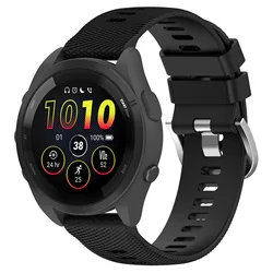 Original Silicone Watch Strap - 18mm, 20mm, 22mm - Premium Correa Bracelet Band - Quick Release 18mm (Black)