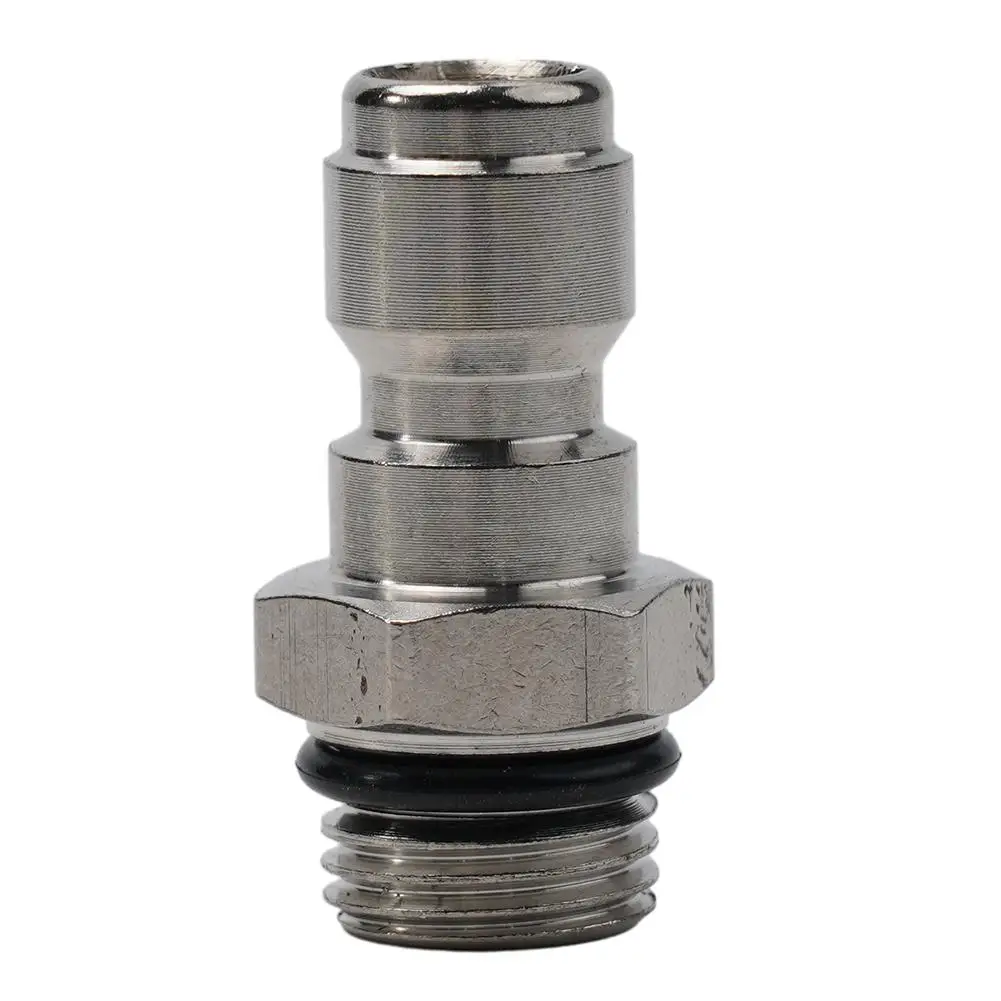 High Pressure Washer Connector 1/4 Inch Quick Release Connector Coupler Fitting For Garden Hoses Car Washer Lance Connector G1/4