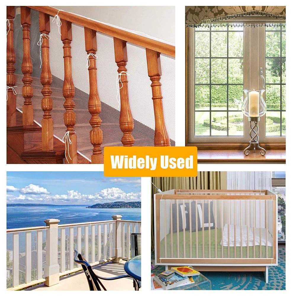 3Meter Tying Ropes Stair Railing Security Toddler Kids Fence Balcony Safety Mesh Banister Guard Net Child Safety Net