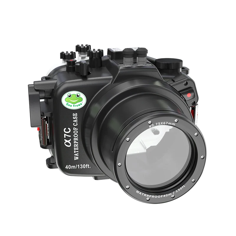 Seafrogs-다이빙 케이스 A7C 용 방수 카메라 하우징, 90mm 28-70mm 16-50mm 10-18mm 28-60mm