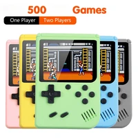 Portable Pocket Built 500 Game Retro Handheld 3 Inch LCD Two Player Battle Electronic Game Console Fidget Boy Girl Toys Kid Gift 1