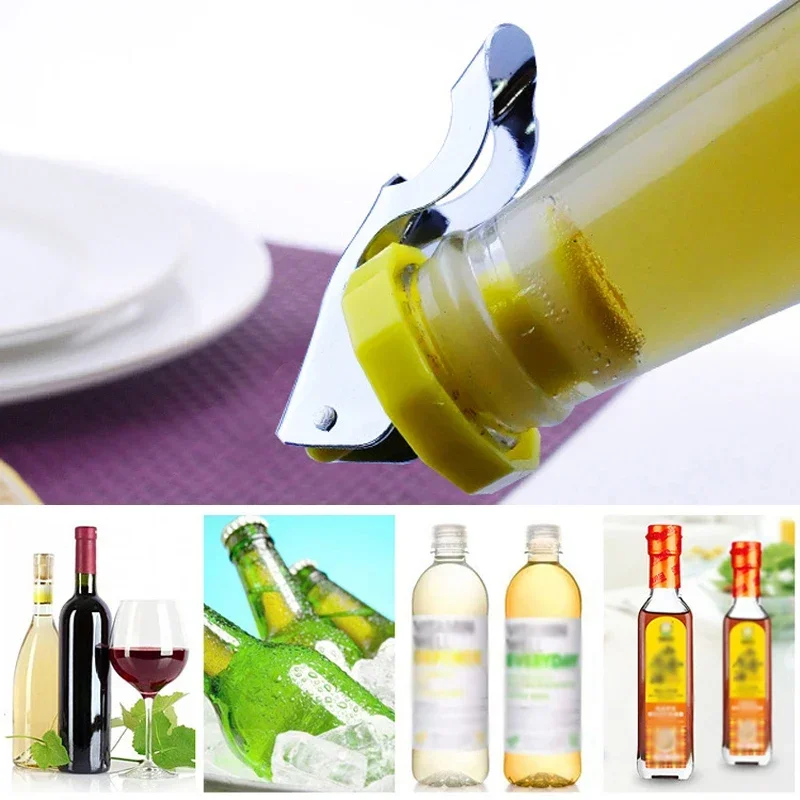 1pc Wine Stoppers Sealed Vacuum Bottle Stopper Reusable Wine Storage Bottle Cap Plug Champagne Stopper Kitchen Bar Accessories