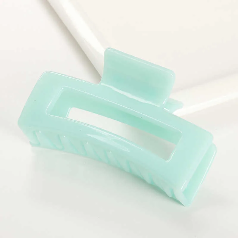 Koreanische Frauen Mädchen Acryl Haar Krallen Haar Clips Headwear Große Größe Haarnadeln Krabben Spange Mode Ornament Haar Zubehör – Detail 16