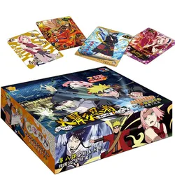 Narutoes – cartes en papier avec lettres SSP, rares jeux de lettres dorées, Collection de personnages d'anime, cadeau pour enfants, jouet 