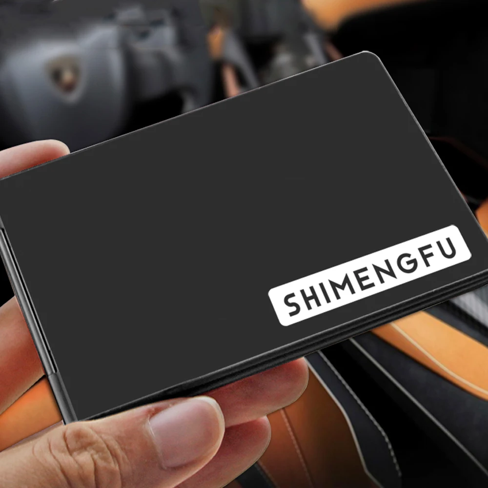 Aluminum Alloy Ultra-thin Card Holder Mini Wallet Driver License ID Cover Bag Driving Cardholder Women Slot Bank Card Package wallet card holder card holder credit card holder