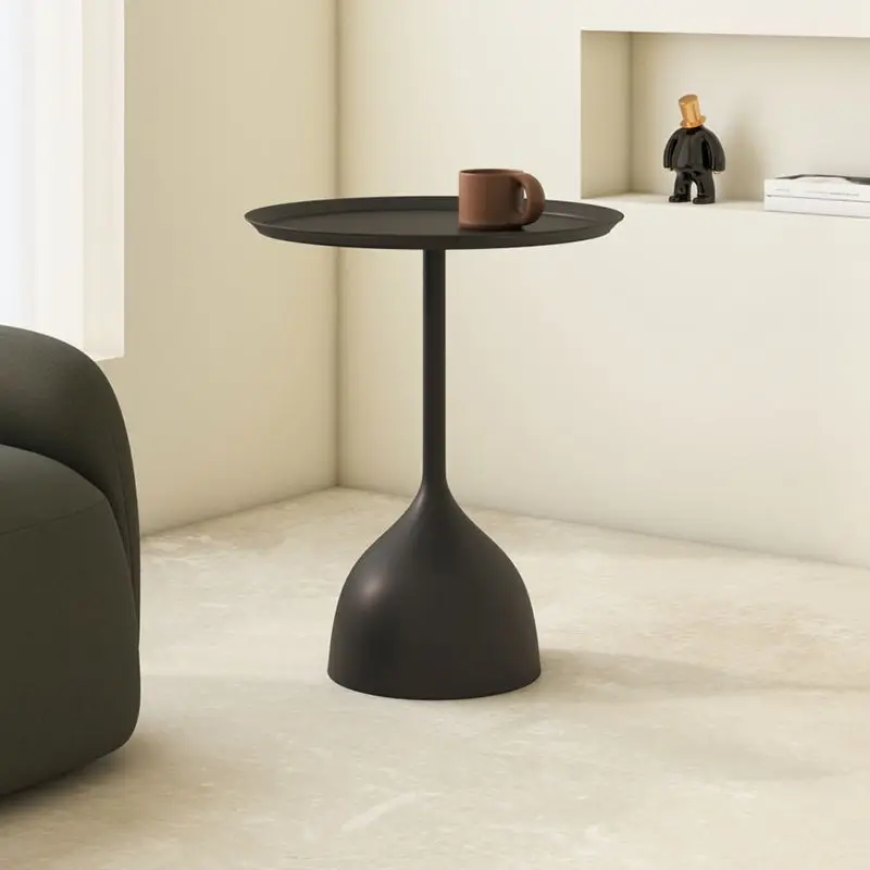 

Table Living Room Mobile Tea Table Mini Balcony Iron Art Table Light Luxury Corner