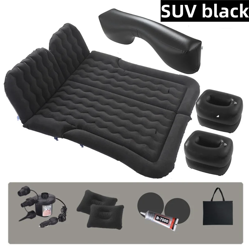 Inflatable Camping Mattress Car Mattress Portable Inflatable Camping Mattress With Pillows And air Pump Length 192cm Width 120cm For All Models
