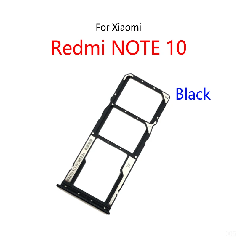 For Xiaomi Redmi NOTE 10 SIM Card Slot Tray Holder Sim Card Reader Socket