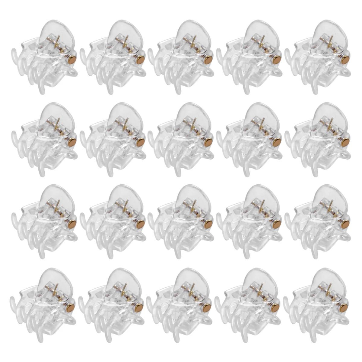 

Mini Hair Claw Clips For Women Girls Cute Candy Colors Plastic Hairpins Hair Braids Maker Beads Princess Hair Accessorie