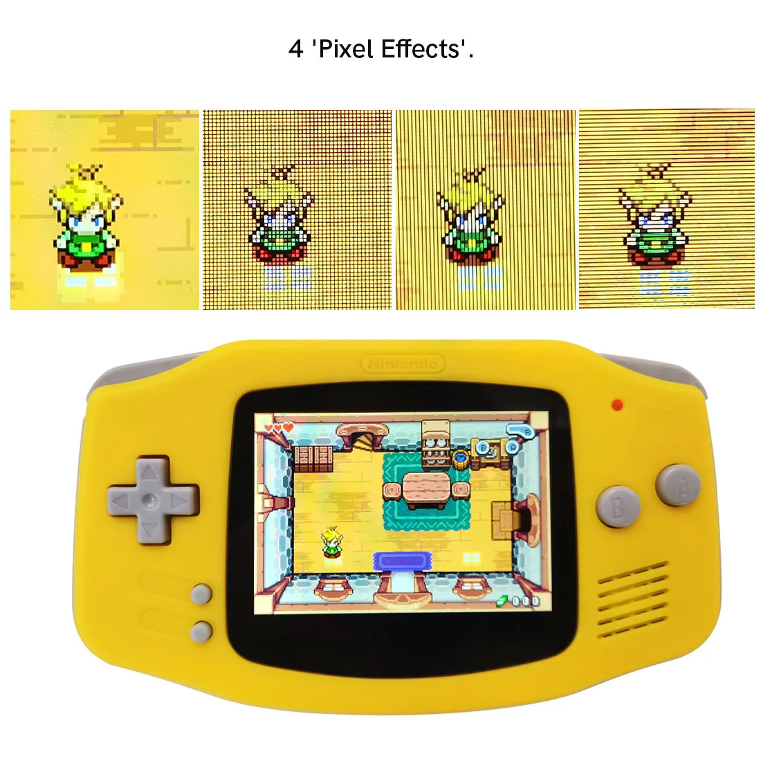 Tela de Brilho Alto para Gameboy Advance Housing Shell Lcd Gba Ips Pré-laminado Drop-in v5 Novo 2023 - Image 4
