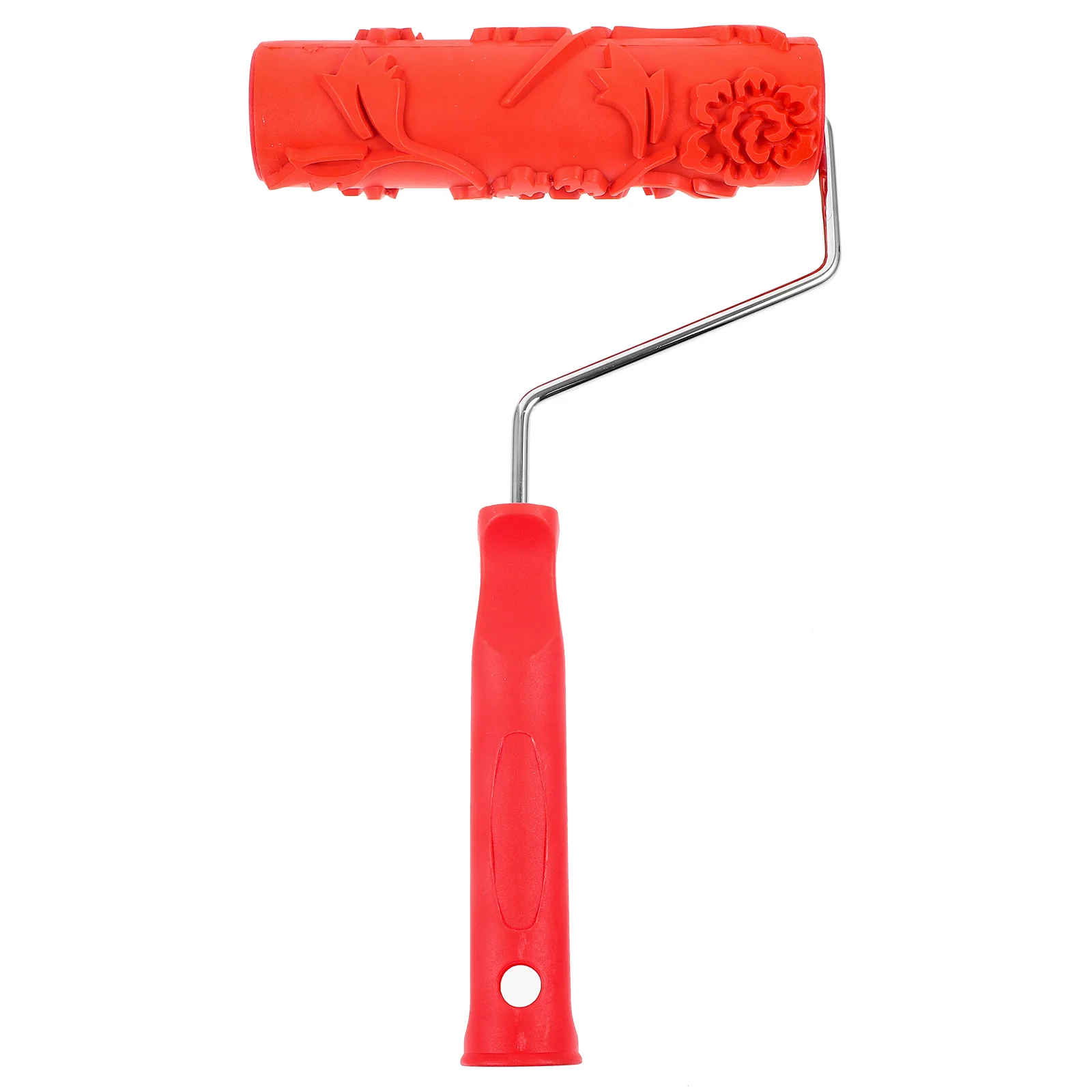 

Textured Paint Roller Embossing Rose Texture Roller Pattern Paint Roller for Home Wall Decoration