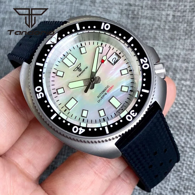 Tandorio 自動巻き 腕時計 チタン　サファイアガラス 新品】Tandorio サファイア 自動巻き腕時計 nh35a 36mm