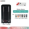 UV-K6 Thicker Li-ion Battery 2000/2600/3500mAh Quansheng UV- K5 UV-5R Plus Batteries Type-C Charging UV-K58 Battery Replacements 1