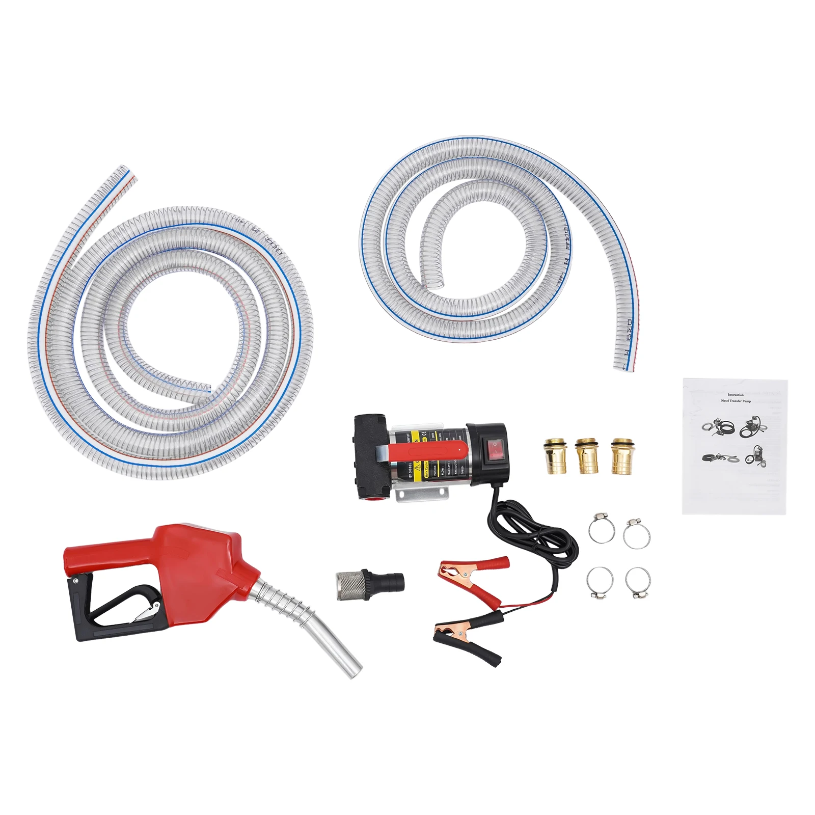 12V Hochleistungs-Dieselkraftstoffpumpe 11,88GPM Dieselpumpen-Set mit Bypassventil 3600 U/min für Landwirtschaftsmaschinen-Kraftstofftank – Detail 2