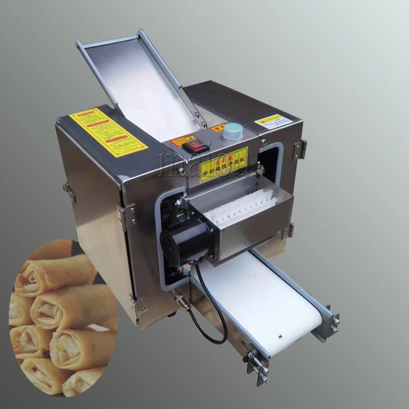 Tortilla Di Pasta Automatica Momo Samosa Gyoza Wonton Spring Roll Maker Gnocco Skin Wrapper Machine