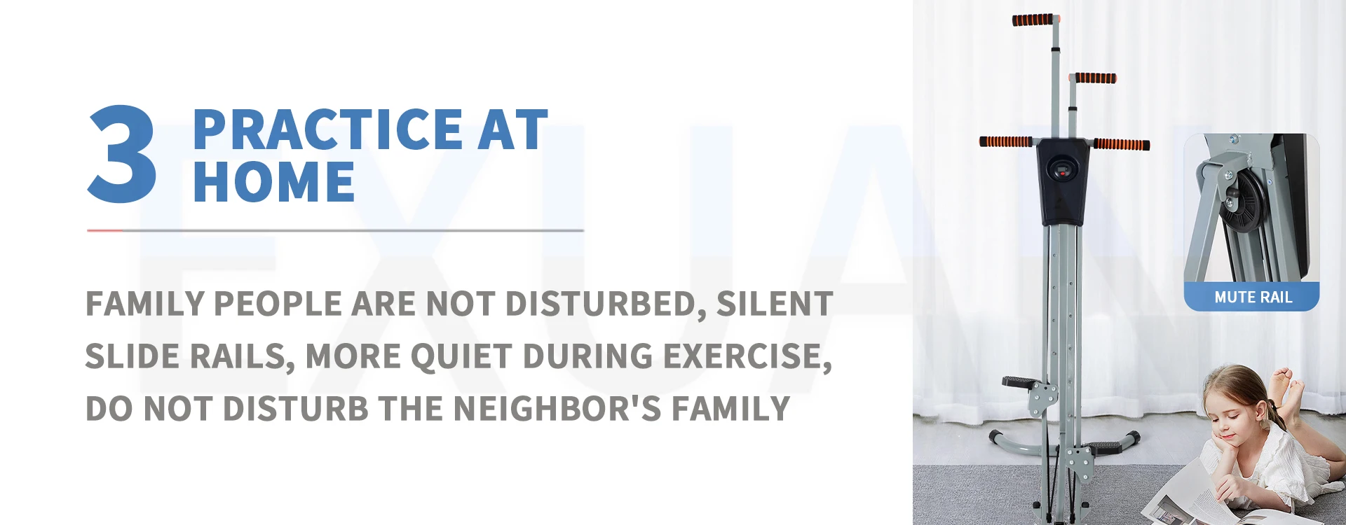 Description Picture 6 of itemVertical Climber Stepper Foldable Stepping Fitness Climbing Step Machine Combines Resistance Training Workout Exercise Machine