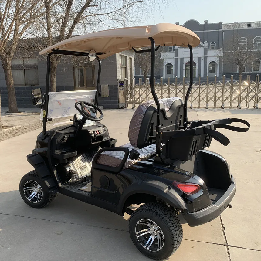 Nuovo Omologato Stradale Alimentato A Batteria Vendita Calda Nuovo 60V 72V Batteria Al Litio Club Car 6 Posti Carrello Da Golf Elettrico Pneumatici Fu