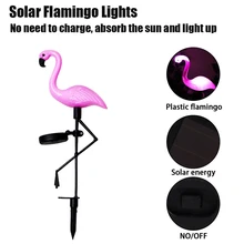 

Solar Led Light Flamingo Solar Power Fence Lamp Courtyard Garden Waterproof Outdoor Decoration Lawn Landscape Corridor Lights