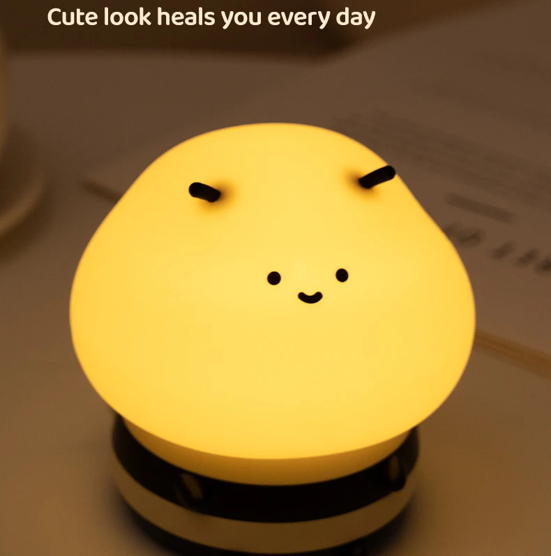 LED Night Lights Bee Creative Bedside Room Decoration Atmosphere LED Light Desk Lamp Nightlight for Kids Christmas Birthday Gift