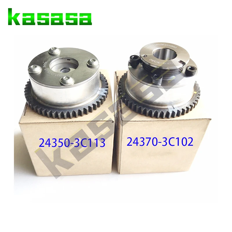 

Original Genuine Intake and Exhaust CVVT Camshaft Gear Set 243503C113 243703C102 For Hyundai Azera Genesis Coupe Veracruz Kia Se
