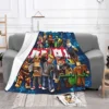 R-Robloxes Game Blanket Games Factory Flannel Funny Warm Throw Blankets for Home Spring Autumn 2