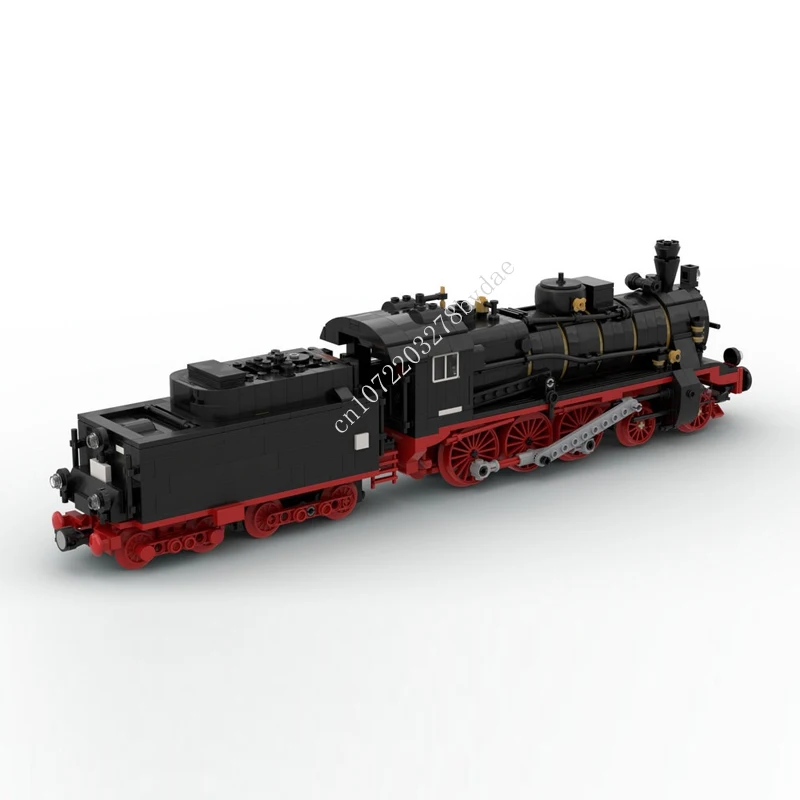 

1107PCS City Railway Train MOC Steam-Locomotive DR BR 38.2-3 / XII H2 Dampflok Model Building Blocks DIY Toys Birthday Gifts