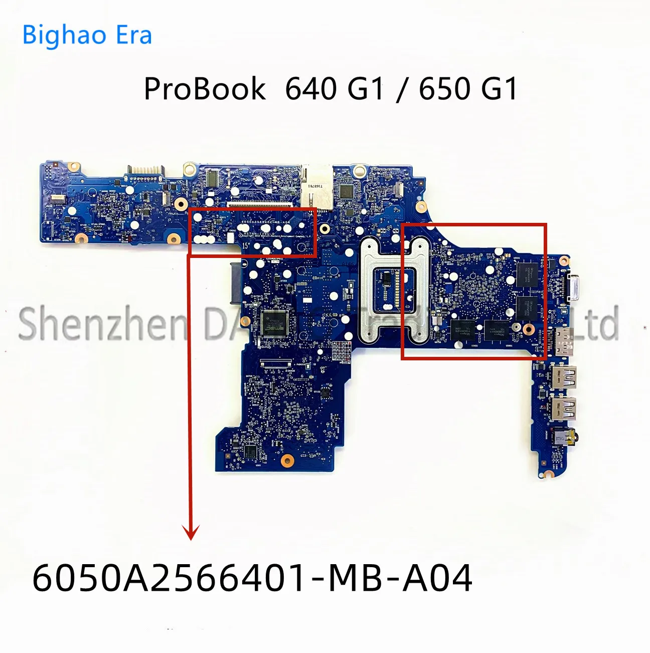 para hp Probook 640 g1 650 g1 Placa-mãe Portátil com Hm86 Hd8750m 1gb-gpu 6050a2566401-mb-a04 744018001 744018601 801636-601 - Imagem 4