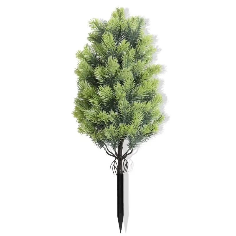 Simulation pine branch plant Christmas decoration accessories Home artificial fake pine needles Simulation Christmas tree garden
