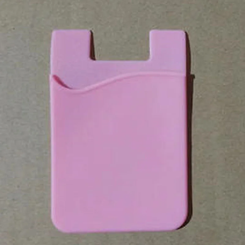 Silicone Adhesive Phone Card Holder - Portable & Creative Design