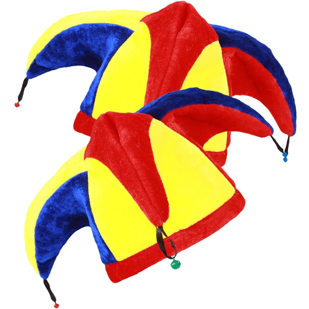 Pcs Clown Hat Hat With Bells Carnival Supplies Halloween Costume