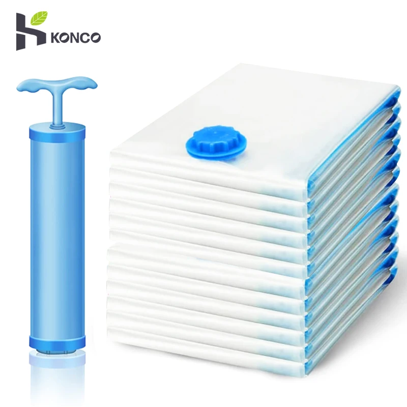 Vacuum Bag for Clothes Storage Bag Reusable Clothes Organizer Seal Compressed Travel Saving Space Bags Seal Packet - Essential travel items